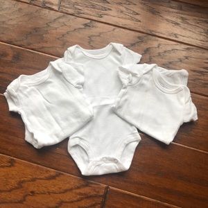 Carter’s white onesie newborn NB